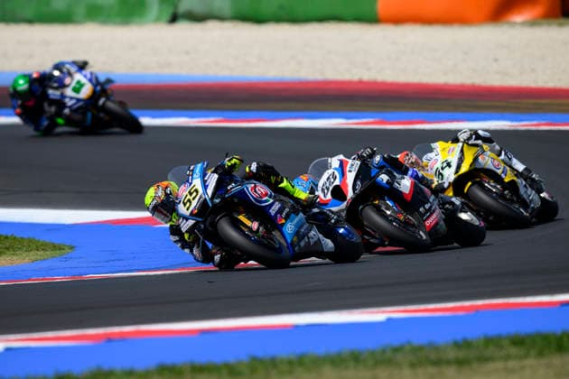 June 14, 2026, Misano Adriatico, Rimini, Italy: Andrea LOCATELLI (ITA) riding for Pata Maxus Yamaha at turn 5 during the Superpole Race of 2026 WorldSBK Pirelli Emilia Romagna round 7 at the Misano World Circuit in Misano Adriatico (Rimini, Italy)..Credit: ZUMA Press Motorsports 2026: WorldSBK Misano: SPRINT RACE  - ZUMAr158 20260614_aap_r158_005 Copyright: xRiccardoxRighettix