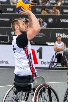 BASKETBALL - FIBA 3x3 World Tour VIENNA,AUSTRIA,14.JUN.26 - BASKETBALL - FIBA 3x3 World Tour. Image shows Hubert Hager (AUT).  GEPAxpictures xPhilippxBrem