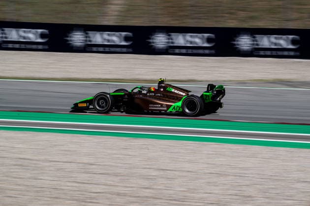 AUTO - FORMULA 2 2026 - BARCELONA 21 SHIELDS Cian (gbr), AIX Racing, Dallara F2 2024, action during the 5th round of the 2026 FIA Formula 2 Championship from June 12 to 14, 2026 on the Circuit de Barcelona-Catalunya, in Montmelo, Spain - MontmeloSpain  Copyright: xALBERTOxVIMERCATIx