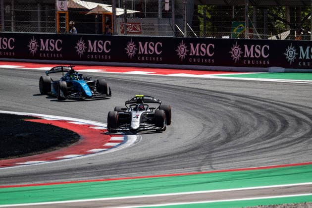 AUTO - FORMULA 2 2026 - BARCELONA 04 HERTA Colton (usa), Hitech TGR, Dallara F2 2024, action during the 5th round of the 2026 FIA Formula 2 Championship from June 12 to 14, 2026 on the Circuit de Barcelona-Catalunya, in Montmelo, Spain - MontmeloSpain  Copyright: xALBERTOxVIMERCATIx