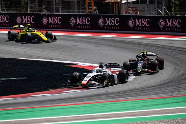 AUTO - FORMULA 2 2026 - BARCELONA 05 LEON Noel (mex), Campos Racing, Dallara F2 2024, action 17 INTHRAPHUVASAK Tasanapol (tha), ART Grand Prix, Dallara F2 2024, action during the 5th round of the 2026 FIA Formula 2 Championship from June 12 to 14, 2026 on the Circuit de Barcelona-Catalunya, in Montmelo, Spain - MontmeloSpain  Copyright: xALBERTOxVIMERCATIx