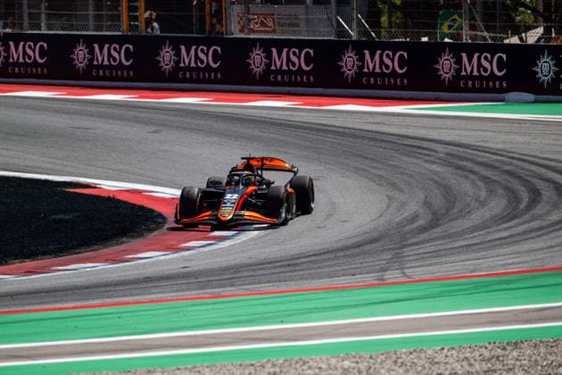 AUTO - FORMULA 2 2026 - BARCELONA 22 VARRONE Nicolas (arg), Van Amersfoort Racing, Dallara F2 2024, action during the 5th round of the 2026 FIA Formula 2 Championship from June 12 to 14, 2026 on the Circuit de Barcelona-Catalunya, in Montmelo, Spain - MontmeloSpain  Copyright: xALBERTOxVIMERCATIx