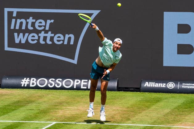 Stuttgart, GERMANY - June 14: Jan-Lennard Struff (GER) during the Singles Final Match between Daniil Glinka (EST) and Stefanos Sakellaridis (GRC) vs. Yannik Hanfmann (GER) and Jan-Lennard Struff (GER) at BOSS OPEN 2026, Tennisanlage Weissenhof on June 14, 2026 in Stuttgart, Germany. Baden-Württemberg Germany Copyright: xTimoxSteinx
