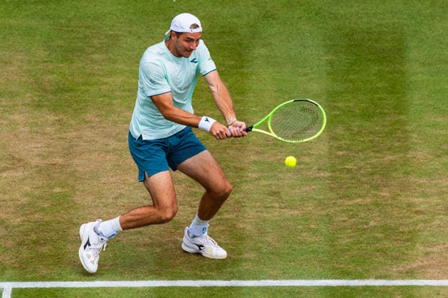 Stuttgart, GERMANY - June 14: Jan-Lennard Struff (GER) during the Singles Final Match between Daniil Glinka (EST) and Stefanos Sakellaridis (GRC) vs. Yannik Hanfmann (GER) and Jan-Lennard Struff (GER) at BOSS OPEN 2026, Tennisanlage Weissenhof on June 14, 2026 in Stuttgart, Germany. Baden-Württemberg Germany Copyright: xTimoxSteinx