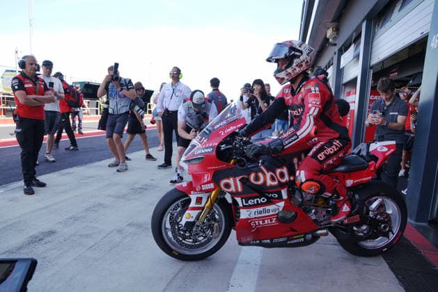 Foto Alessandro La Rocca LaPresse 14-06-2026, Misano World Circuit Marco Simoncelli Motociclismo-WSBK Fim Superbike World Championship, WM, Weltmeisterschaft Pirelli Emilia Romagna Round 12-14-June 2026 Tissot Race nella foto:NicolÃ² Bulega 1cl. -Ducati Aruba.it Racing Photo Alessandro La Rocca LaPresse 2025 14 june, Misano World Circuit Marco Simoncelli Sport- Motorcycling - WSBK Fim Superbike World Championship-Pirelli Emilia Romagna Round-12-14-June 2026- Tissot Race in the photo:NicolÃ² Bulega 1cl. -Ducati Aruba.it Racing  Copyright: xAlessandroxLaxRoccax xLaPressex