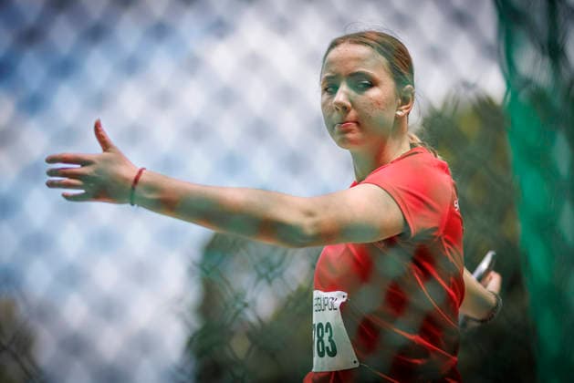 North Rhine Championships 2026 Mönchengladbach, 14 06 2026 Klara Soyka SV Sonsbeck North Rhine Championships 2026 on 14 06 2026 at Grenzlandstadion, Mönchengladbach North Rhine Westphalia Copyright: xBEAUTIFULxSPORTS B.Hoffmannx