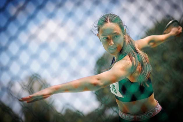 North Rhine Championships 2026 Mönchengladbach, 14 06 2026 Marlene Elisa Gütschow Düsseldorf Athletics North Rhine Championships 2026 on 14 06 2026 at Grenzlandstadion, Mönchengladbach North Rhine Westphalia Copyright: xBEAUTIFULxSPORTS B.Hoffmannx