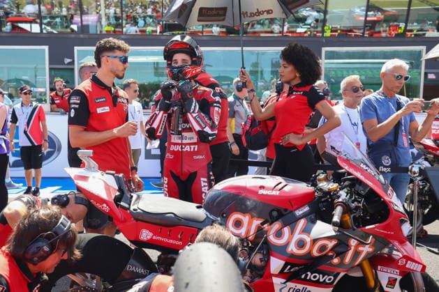 IPA85677443 - 7 Iker Lecuona (ITA) Ducati Panigale V4R, Aruba.It Racing - Ducati during the FIM Superbike World Championship, WM, Weltmeisterschaft Pirelli Emilia Romagna Round at the Misano World Circuit Marco Simoncelli, Misano Adriatico, Italy on June 14, 2026 during the Pirelli Emilia Romagna Round, World Superbike (SBK) race in Italy, Italy, June 14, 2026  Copyright: xValerioxOrigo IPAxSportx xx 85677443