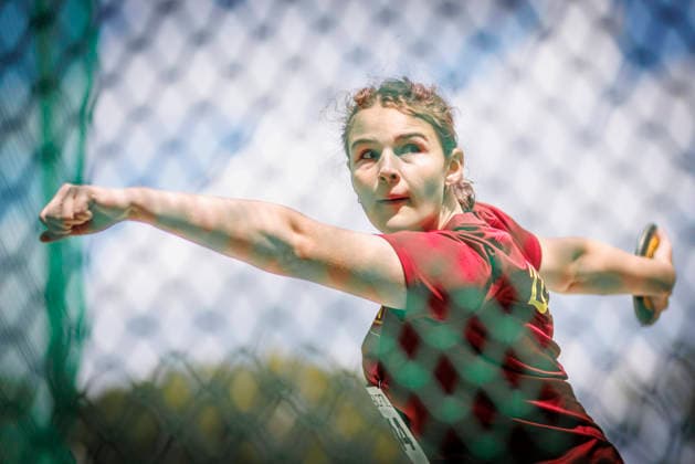 North Rhine Championships 2026 Mönchengladbach, 14 06 2026 Giuliana Mechelke LAV Kleinenbroich North Rhine Championships 2026 on 14 06 2026 at Grenzlandstadion, Mönchengladbach North Rhine-Westphalia Copyright: xBEAUTIFULxSPORTS B.Hoffmannx