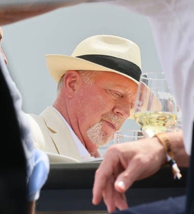 14 06 2026, Boss Open 2026, ATP Tour 250 Stuttgart, TTC Weissenhof, Tennis, Sport, in the picture Boris Becker as guest at BOSS Open 2026
