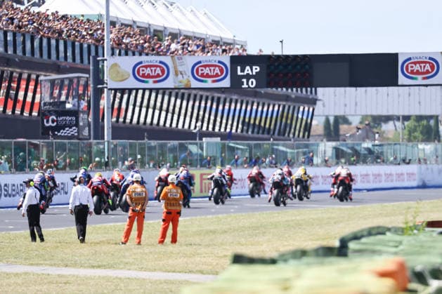 IPA85677495 - View of the Misano World Circuit during the FIM Superbike World Championship, WM, Weltmeisterschaft Pirelli Emilia Romagna Round at the Misano World Circuit Marco Simoncelli, Misano Adriatico, Italy on June 14, 2026 during the Pirelli Emilia Romagna Round, World Superbike (SBK) race in Italy, Italy, June 14, 2026  Copyright: xValerioxOrigo IPAxSportx xx 85677495