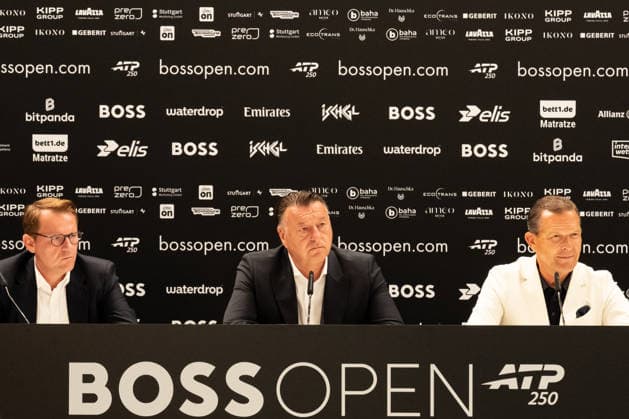 Tennis, ATP tournament in Stuttgart, final press conference