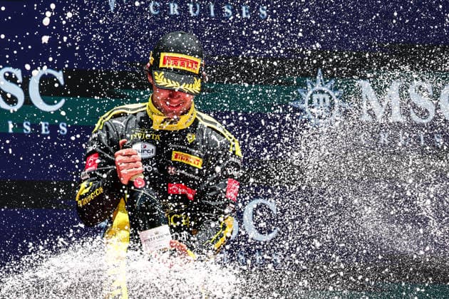 Race winner Rafael Camara of Brazil and Invicta Racing 1 , Race, F1 Grand Prix of Barcelona Catalunya, am 14 June 2026 in Barcelona, Spain Photo by Diogo Cardoso DeFodi Images Race winner Rafael Camara of Brazil and Invicta Racing 1 , Race, F1 Grand Prix of Barcelona Catalunya, Circuit de Barcelona Catalunya on June 14, 2026 in Barcelona, Spain Photo by Diogo Cardoso DeFodi Images