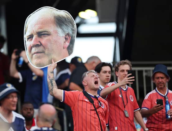 Football - 2026 FIFA World Cup, WM, Weltmeisterschaft, Fussball - Group C: Haiti vs. Scotland - Boston Stadium, Foxborough, Massachusetts - Saturday 13th June 2026 Scotland fans are seen before the game 