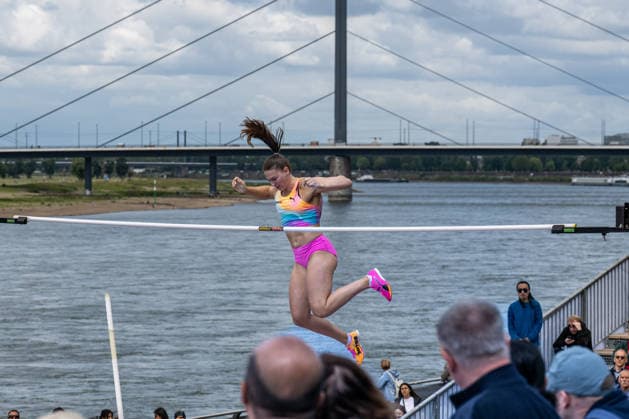Flight Circus Düsseldorf, Germany 14 06 2026 DÜSSELDORF, GERMANY JUNE 14 MOSER Angelica SUI during the Flight Circus at Düsseldorf on June 14, 2026 in Düsseldorf, Germany Copyright: xBEAUTIFULxSPORTS PeterxWeberx