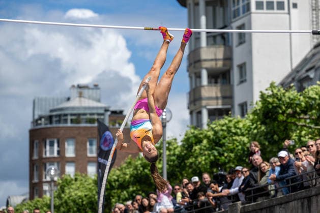 Flight Circus Düsseldorf, Germany 14 06 2026 DÜSSELDORF, GERMANY JUNE 14 MOSER Angelica SUI during the Flight Circus at Düsseldorf on June 14, 2026 in Düsseldorf, Germany Copyright: xBEAUTIFULxSPORTS PeterxWeberx