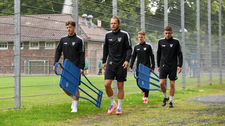 First Training session of 1.FC Schweinfurt , Sachs-Stadion Football, Regionalliga Bayern First Training session of 1.FC Schweinfurt 14 Jun 2026 Sachs-Stadion , Schweinfurt, Germany Image: FC Schweinfurt back on the training field being led by the new trainer, Jan Gerlein. DFL REGULATIONS PROHIBIT ANY USE OF PHOTOGRAPHS AS IMAGE SEQUENCES AND OR QUASI-VIDEO Copyright: xPresseFotoxEvansx