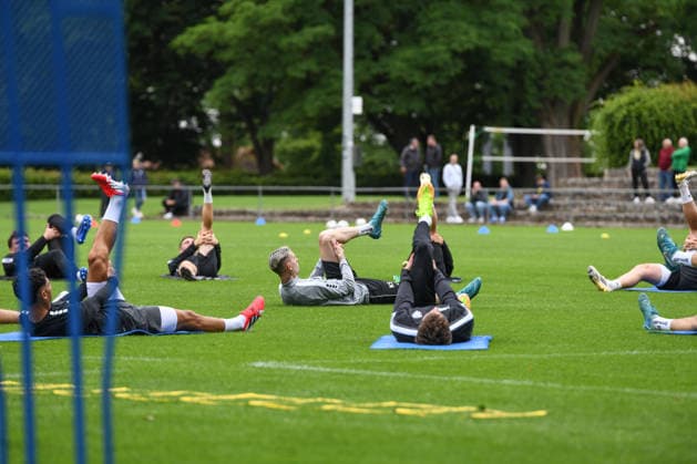 First Training session of 1.FC Schweinfurt , Sachs-Stadion Football, Regionalliga Bayern First Training session of 1.FC Schweinfurt 14 Jun 2026 Sachs-Stadion , Schweinfurt, Germany Image: FC Schweinfurt back on the training field being led by the new trainer, Jan Gerlein. DFL REGULATIONS PROHIBIT ANY USE OF PHOTOGRAPHS AS IMAGE SEQUENCES AND OR QUASI-VIDEO Copyright: xPresseFotoxEvansx