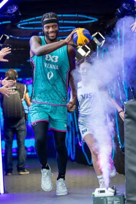 BASKETBALL - FIBA 3x3 World Tour VIENNA,AUSTRIA,14.JUN.26 - BASKETBALL - FIBA 3x3 World Tour. Image shows Quincy Diggs (Vienna).  GEPAxpictures xPhilippxBrem