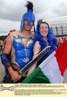 Football, EURO 2012, Fans Italy