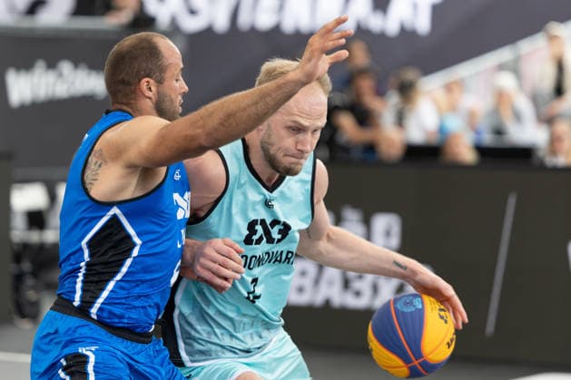BASKETBALL - FIBA 3x3 World Tour VIENNA,AUSTRIA,14.JUN.26 - BASKETBALL - FIBA 3x3 World Tour. Image shows Aurelijus Pukelis (Raudondvaris).  GEPAxpictures xPhilippxBrem