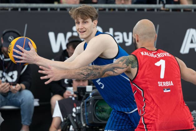 BASKETBALL - FIBA 3x3 World Tour VIENNA,AUSTRIA,14.JUN.26 - BASKETBALL - FIBA 3x3 World Tour. Image shows Niklas Kropp (Skyliners).  GEPAxpictures xPhilippxBrem
