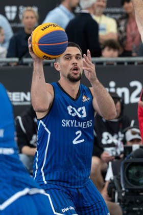 BASKETBALL - FIBA 3x3 World Tour VIENNA,AUSTRIA,14.JUN.26 - BASKETBALL - FIBA 3x3 World Tour. Image shows Aleksa Vujadinovic (Skyliners).  GEPAxpictures xPhilippxBrem
