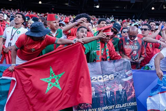 Football, FIFA World Cup 2026, Morocco fans, - Highlights