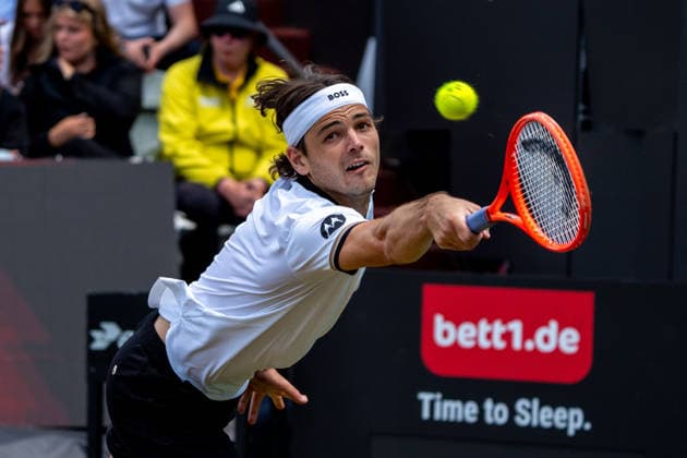 , Ben Shelton vs Taylor Fritz, Tennis, ATP Tournament, Boss Open, Center Court, Final, 14 06 2026, Ben Shelton vs Taylor Fritz, Tennis, ATP Tournament, Boss Open, Center Court, Final, 14 06 2026, Stuttgart Copyright: xEibner-Pressefoto EdwardxCheungx EP_ECG