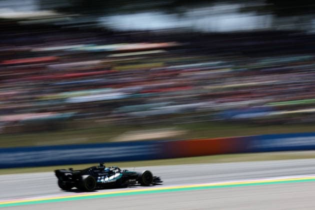 F1 - BARCELONA-CATALUNYA GRAND PRIX 2026 63 RUSSELL George (gbr), Mercedes AMG F1 Team W17, action during the Formula 1 Barcelona-Catalunya Grand Prix 2026, 7th round of the 2026 Formula One World Championship, WM, Weltmeisterschaft from June 12 to 14, 2026 on the Circuit de Barcelona-Catalunya, in Montmelo, Spain - MontmeloSpain  Copyright: xDPPIx