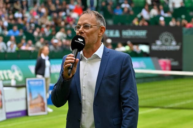 Bjoern Sassenroth Moderator TERRA WORTMANN Open 2026, Tennis, ATP, Tennis Men 500, Tournament, Qualification, 14 06 2026, TERRA WORTMANN Open 2026, Tennis, ATP, Tennis Men 500, Tournament, Qualification, 14 06 2026 Halle Copyright: xEibner-Pressefoto RobertxGertzenx EP_RGN