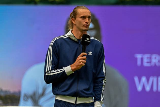 Alexander Zverev Germany speaks on Center Court TERRA WORTMANN Open 2026, Tennis, ATP, Tennis Men 500, Tournament, Qualification, 14 06 2026, TERRA WORTMANN Open 2026, Tennis, ATP, Tennis Men 500, Tournament, Qualification, 14 06 2026 Halle Copyright: xEibner-Pressefoto RobertxGertzenx EP_RGN