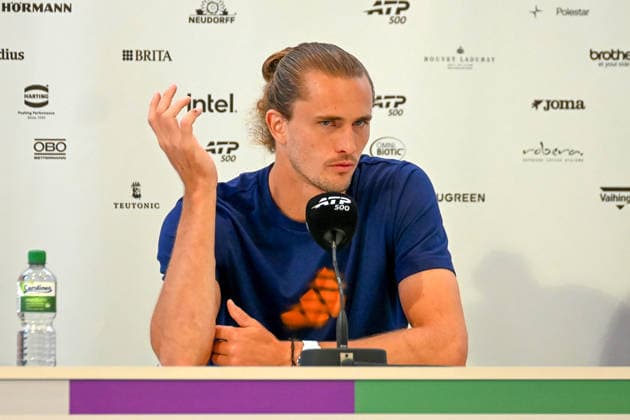 Alexander Zverev Germany at a press conference TERRA WORTMANN Open 2026, Tennis, ATP, Tennis Men 500, Tournament, Qualification, 14 06 2026, TERRA WORTMANN Open 2026, Tennis, ATP, Tennis Men 500, Tournament, Qualification, 14 06 2026 Halle Copyright: xEibner-Pressefoto RobertxGertzenx EP_RGN