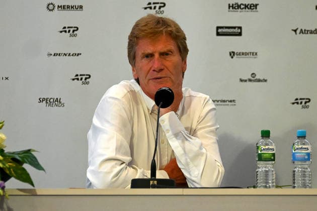 Dietloff von Arnim President of the German Tennis Federation at a press conference TERRA WORTMANN Open 2026, Tennis, ATP, Tennis Men 500, Tournament, Qualification, 14 06 2026, TERRA WORTMANN Open 2026, Tennis, ATP, Tennis Men 500, Tournament, Qualification, 14 06 2026 Halle Copyright: xEibner-Pressefoto RobertxGertzenx EP_RGN