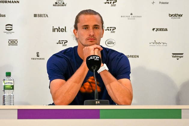 Alexander Zverev Germany at a press conference TERRA WORTMANN Open 2026, Tennis, ATP, Tennis Men 500, Tournament, Qualification, 14 06 2026, TERRA WORTMANN Open 2026, Tennis, ATP, Tennis Men 500, Tournament, Qualification, 14 06 2026 Halle Copyright: xEibner-Pressefoto RobertxGertzenx EP_RGN