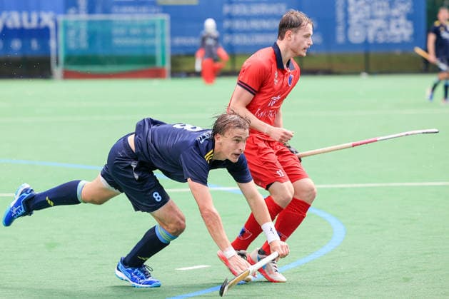 2026_06_14 , Zehlendorfer Wespen vs Berliner Hockey Club, Feldhockey,1. BL , Männer, Clubanlage Wespennest Felipe Andreotti (Zehlendorfer Wespen, 08) , Bryan Stoltzenburg (Berliner Hockey Club, 12) Berlin Berlin Germany *** 2026 06 14 , Zehlendorfer Wespen vs Berliner Hockey Club, Field Hockey,1 BL , Men, Clubanlage Wespennest Felipe Andreotti Zehlendorfer Wespen, 08 , Bryan Stoltzenburg Berliner Hockey Club, 12 Berlin Berlin Germany