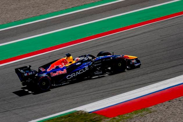 BARCELONA Formula 1 driver Max Verstappen of Oracle Red Bull Racing during the Formula 1 Spain Catalonia at the Circuit de Barcelona Catalunya on June 14, 2026 in Barcelona, Spain Photo by DeFodi Images