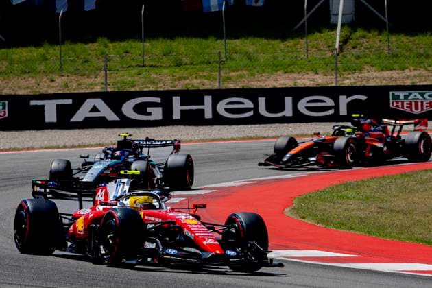 BARCELONA Formula 1 driver Lewis Hamilton of Scuderia Ferrari HP during the Formula 1 Spain Catalonia at the Circuit de Barcelona Catalunya on June 14, 2026 in Barcelona, Spain Photo by DeFodi Images