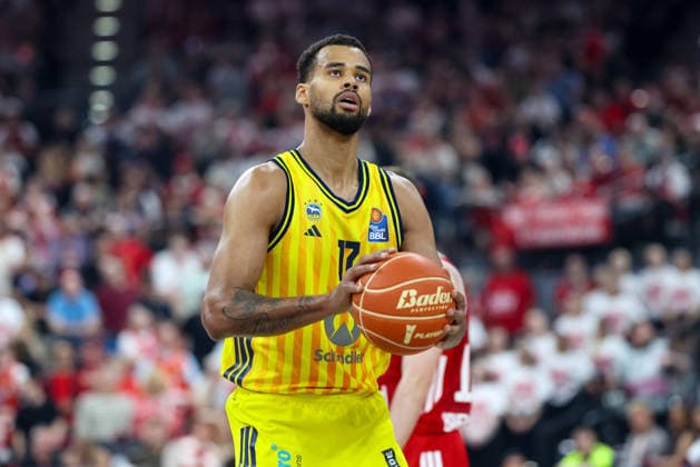 Norris Agbakoko Alba Berlin, 17 on free throw, GER, FC Bayern Basketball vs Alba Berlin, Basketball, easycredit Basketball Bundesliga, Playoffs, Final, Game 2, Season 2025 2026, 14 06 2026, GER, FC Bayern Basketball vs Alba Berlin, Basketball, easycredit Basketball Bundesliga, Playoffs, Final, Game 2, Season 2025 2026, 14 06 2026 Munich Copyright: xEibner-Pressefoto JennixMaulx EP_JML