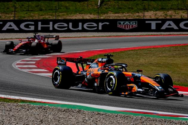 BARCELONA Formula 1 driver Oscar Piastri of McLaren Mastercard Formula 1 Team during the Formula 1 Spain Catalonia at the Circuit de Barcelona Catalunya on June 14, 2026 in Barcelona, Spain Photo by DeFodi Images