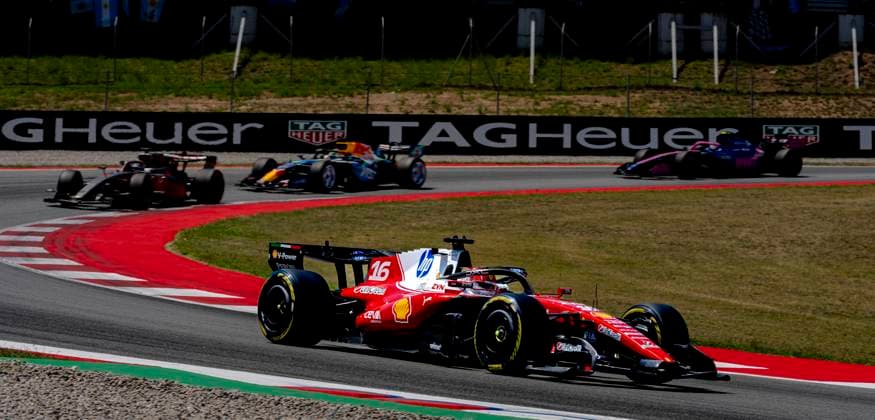 BARCELONA Formula 1 driver Charles Leclerc of Scuderia Ferrari HP during the Formula 1 Spain Catalonia at the Circuit de Barcelona Catalunya on June 14, 2026 in Barcelona, Spain Photo by DeFodi Images