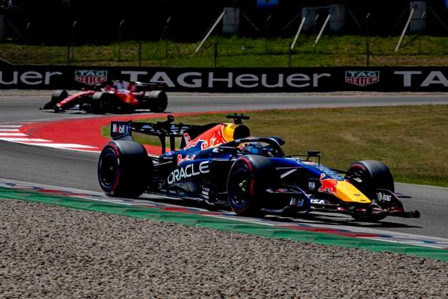 BARCELONA Formula 1 driver Max Verstappen of Oracle Red Bull Racing during the Formula 1 Spain Catalonia at the Circuit de Barcelona Catalunya on June 14, 2026 in Barcelona, Spain Photo by DeFodi Images