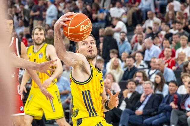 Martin Hermannsson 15 Alba Berlin , FC Bayern Basketball vs Alba Berlin, BBL, Final 2, 14 06 2026 Munich Bavaria Germany Copyright: xkolbert-press UlrichxGamelx