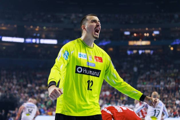 Matej MANDIC SC Magdeburg, 12 jubilation, joy, passion, success, emotion, enthusiasm, positive emotions GER, Aalborg Handbold vs SC Magdeburg, Handball, TruckScout24 EHF FINAL4 2026, Match for 3rd place, Match time 2025 2026, 14 06 2026,, GER, Aalborg Handbold vs SC Magdeburg, Handball, TruckScout24 EHF FINAL4 2026, Match for 3rd place, Match time 2025 2026, 14 06 2026, Cologne Copyright: xEibnerxPressefoto OliverxSchmidtx EP_OST