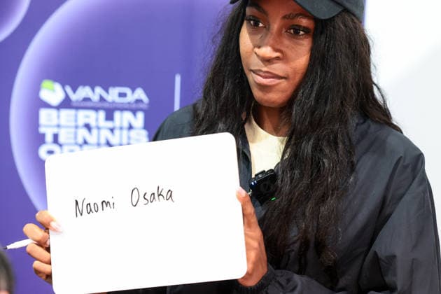 Tennis, WTA Tournament in Berlin, Press conference