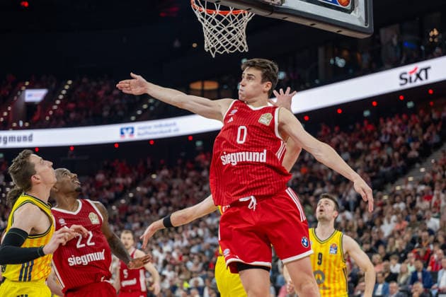 Neno Dimitrijevic 0 FC Bayern Basketball , FC Bayern Basketball vs Alba Berlin, BBL, Final 2, 14 06 2026 Munich Bavaria Germany Copyright: xkolbert-press UlrichxGamelx