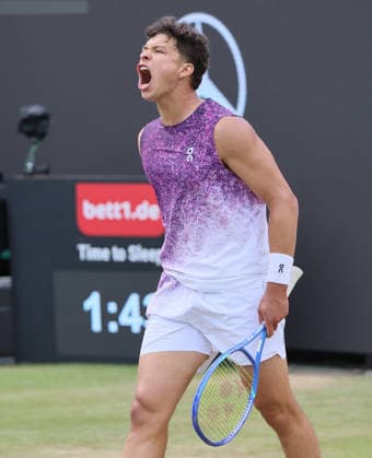 14 06 2026, Boss Open 2026, ATP Tour 250 Stuttgart, TTC Weissenhof, Tennis, Sport, in the picture Ben Shelton winner at BOSS Open 2026 in Stuttgart