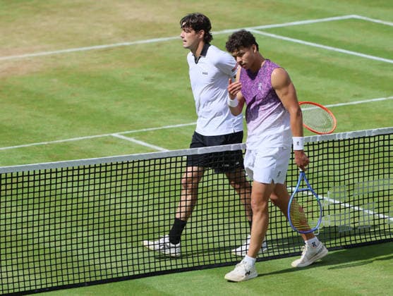 14 06 2026, Boss Open 2026, ATP Tour 250 Stuttgart, TTC Weissenhof, Tennis, Sport, in the picture Ben Shelton winner against Taylor Fritz USA at BOSS Open 2026 in Stuttgart