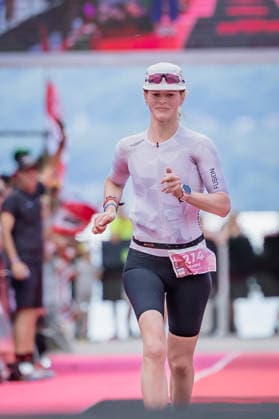 TRIATHLON - Ironman Austria 2026 KLAGENFURT,AUSTRIA,14.JUN.26 - TRIATHLON - Ironman Kaernten-Klagenfurt. Image shows Hanna Voelkl (AUT).  GEPAxpictures xMatthiasxTrinkl