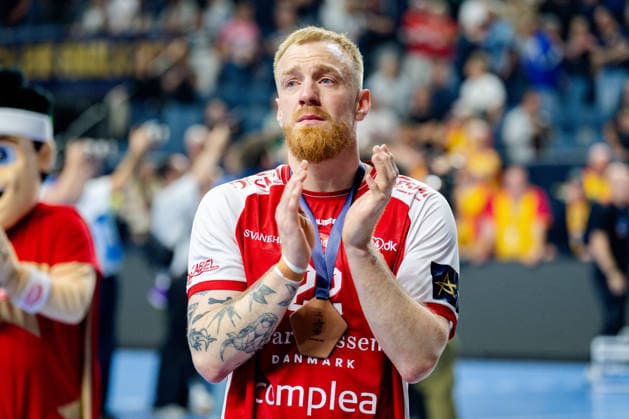 Cologne, 12 05 2026, Handball, Men, EHF Champions League Men 2025 26, Match for 3rd place, Aalborg Handball SC Magdeburg RenÃ Antonsen Aalborg Handball, 22 after Match for 3rd place